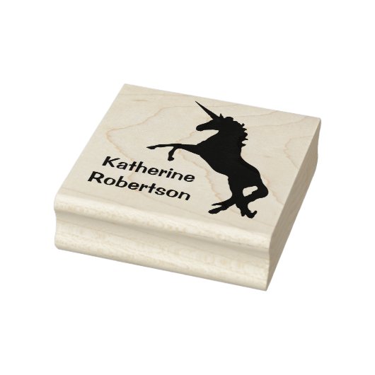 Unicorn Personalized Rubberstempel (Stempel)