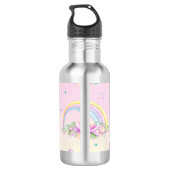 Unicorn Personalized Waterfles (Achterkant)