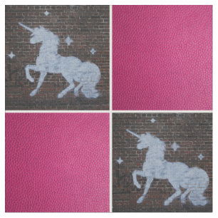 Unicorn Pink Stof