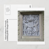 Unicorn Plaque Briefkaart (Voorkant / Achterkant)