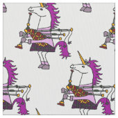 Unicorn Plays Bagpipes Stof (Close Up)