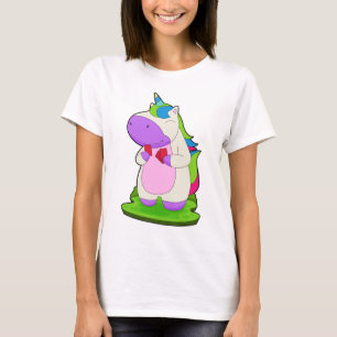 Unicorn Poker kaarten T-shirt