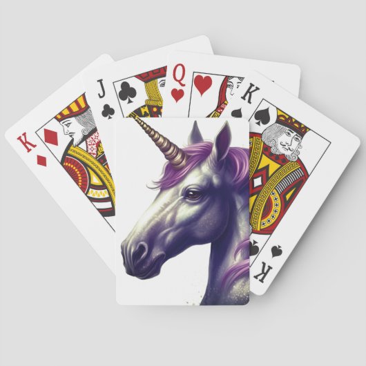 Unicorn Pokerkaarten (Achterkant)