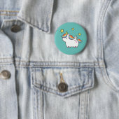 Unicorn Pony Ronde Button 5,7 Cm (In situ)