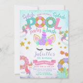 Unicorn Pool Party Kaart (Voorkant)