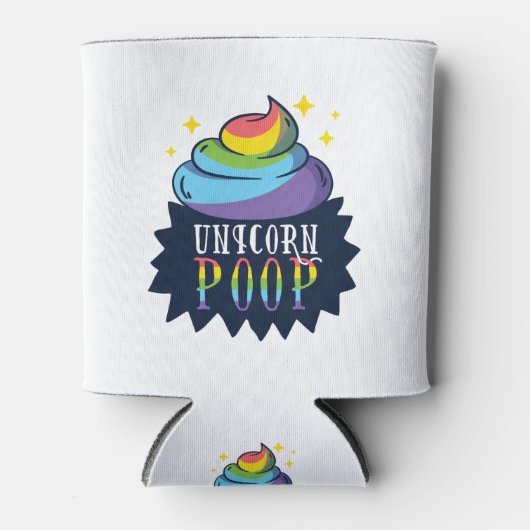 Unicorn Poop Blikjeskoeler (Voorkant)