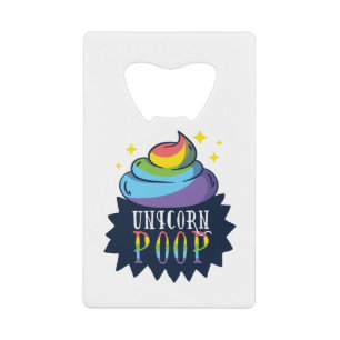 Unicorn Poop Kredietkaart Flessenopener