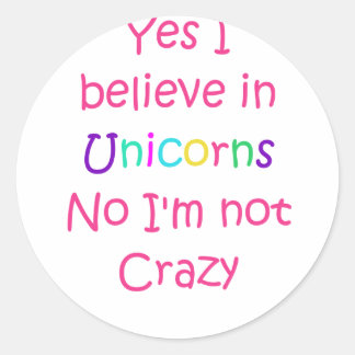 Unicorn Poop Ronde Sticker