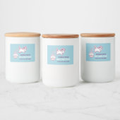 Unicorn Poop Voedselcontainer Etiket (Flessen)