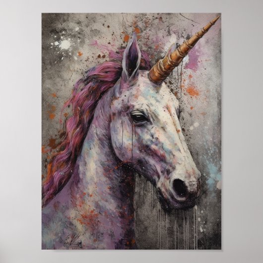  Unicorn Poster (Voorkant)