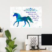 Unicorn - Poster (Thuiskantoor)