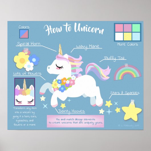 Unicorn Poster (Voorkant)