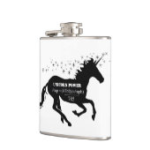 Unicorn Power Fake Wiskunde Formule Funny Heupfles (Links)