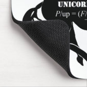 Unicorn Power Fake Wiskunde Formule Funny Muismat (Hoek)