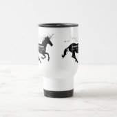 Unicorn Power Fake Wiskunde Formule Funny Reisbeker (Center)