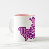 Unicorn Power! Tweekleurige Koffiemok (Voorkant links)