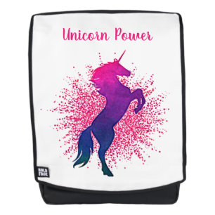 Unicorn Power Unicorn & Glitter-rugzak Rugtassen