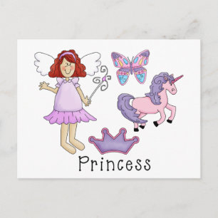 Unicorn Princess Briefkaart