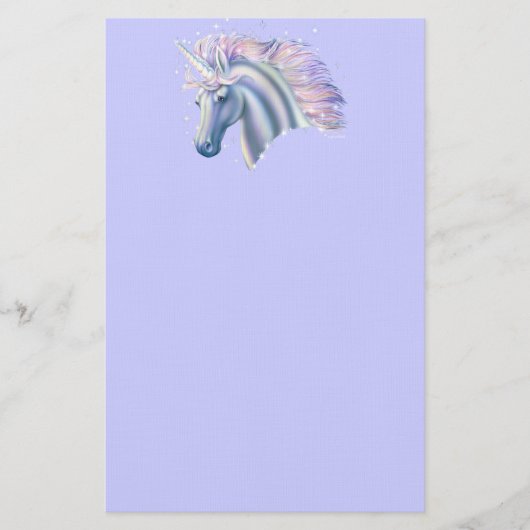 Unicorn Princess Briefpapier (Voorkant)