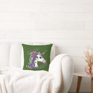 Unicorn Princess Design - Sierkussen 16 x 16 inch