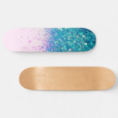 Unicorn Princess Glitter #4 Skateboard (Horizontaal)