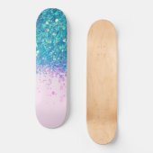 Unicorn Princess Glitter #4 Skateboard (Voorkant)