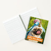 Unicorn Pug Notitieboek (Binnen)