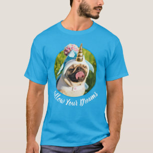 Unicorn Pug T-shirt