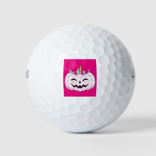 Unicorn Pumpkin Golfballen (Voorkant)