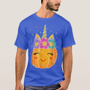 Unicorn Pumpkin Halloween Thanksgiving T-shirt