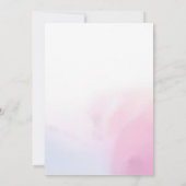 Unicorn Rainbow 1st Birthday Party Invitation (Dos)