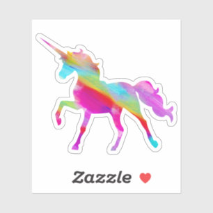 Unicorn Rainbow-afbeelding Sticker