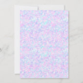 Unicorn Rainbow Birthday Card Modèle (Dos)