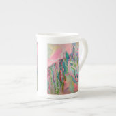 Unicorn Rainbow Bone China Mok (Voorkant rechts)