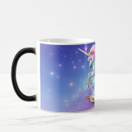 Unicorn Rainbow Castle Mug – Happy Thoughts Gift Magische Mok