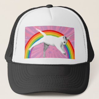 Unicorn Rainbow Cat Trucker Pet