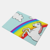 Unicorn Rainbow Deurmat (Schuin)
