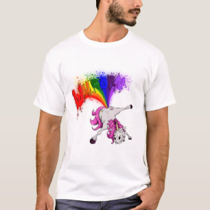Unicorn rainbow fart t-shirt