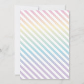 Unicorn Rainbow Hartelijk dank voor de kaarten (Achterkant)