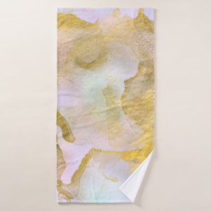 *~* Unicorn Rainbow Holograghic Pastel Gold AP1 Badhanddoek