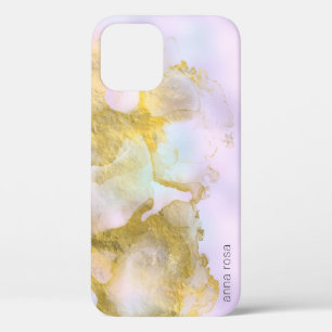 *~* Unicorn Rainbow Holograghic Pastel Magic AP1 iPhone 12 Hoesje