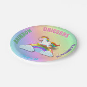 Unicorn Rainbow Party Bord (Gekanteld)