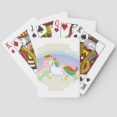 Unicorn Rainbow Pokerkaarten (Achterkant)