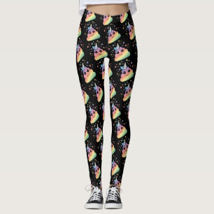 Unicorn Rainbow Poop Emoji Leggings