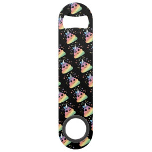 Unicorn Rainbow Poop Emoji Speed Flessenopener