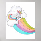 Unicorn Rainbow Poster (Voorkant)