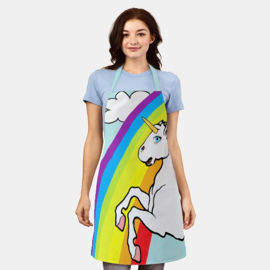 Unicorn Rainbow Schort (Gedragen)