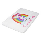 Unicorn Rainbow Showgordijn Badmat (Gekanteld)