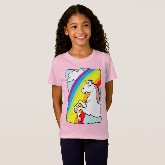 Unicorn Rainbow T-shirt (Voorkant volledig)