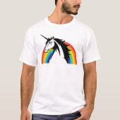 UNICORN RAINBOW, VOEG UW EIGEN FRASE TOE T-SHIRT (Voorkant)